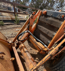 Case Backhoe Loader Rehose after repair