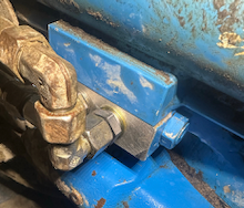 Damaged CBV Port after repair