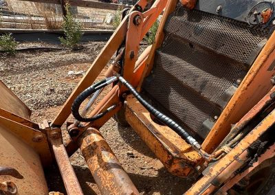 Case backhoe loader rehose after 1